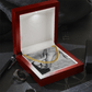 Cuban link chain with message “Your Hard Work And Dedication” – hardworking dad tribute gift