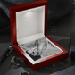 Cuban link chain gift with card “Your Love And Encouragement” – motivational gift for father