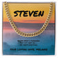 No One Needs a Superhero Cuban Link Necklace, Gift for a Real Hero in Your Life - MySisterIsASurvivor