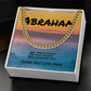 Real Strength Is Found Cuban Link Necklace, Personalized Jewelry for Fathers & Mentors - MySisterIsASurvivor