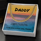 You’re More Than a Role Model Cuban Link Necklace, Custom Jewelry for Inspiring Men - MySisterIsASurvivor