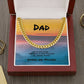 You’re Not Alone Cuban Link Necklace, Thoughtful Gift for Loved Ones Who Support You - MySisterIsASurvivor