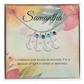 Engraved Baby Feet Necklace with Birthstone – A Mother's Love, A Beacon of Light | Perfect Gift for New Moms