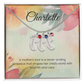 Engraved Baby Feet Necklace with Birthstone – A Mother's Love: A Never-Ending Embrace | Perfect Gift for New Moms