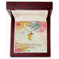 Engraved Baby Feet Necklace with Birthstone – A Mother's Love Leaves a Lasting Imprint on the World | Ideal Gift for New Moms
