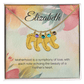 Engraved Baby Feet Necklace with Birthstone – A Symphony of Love: Beauty of a Mother's Heart | Perfect Gift for New Moms