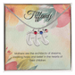 Engraved Baby Feet Necklace with Birthstone – Architects of Dreams: Love, Hope & Belief | Ideal Gift for Moms & New Moms