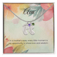 Engraved Baby Feet Necklace with Birthstone – Every Moment in a Mother's Eyes is Full of Love & Wisdom | Perfect Gift for New Moms