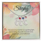 Engraved Baby Feet Necklace with Birthstone – Guiding Light of a Mother's Love | Perfect Gift for New Moms & Moms-to-Be