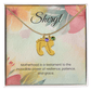 Engraved Baby Feet Necklace with Birthstone – Motherhood's Power of Resilience, Patience & Grace | Gift for New Moms