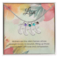 Engraved Baby Feet Necklace with Birthstone – Silent Heroes: A Mother's Strength, Love & Compassion | Ideal Gift for New Moms
