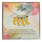 Engraved Baby Feet Necklace with Birthstone – Silent Heroes: A Mother's Strength, Love & Compassion | Ideal Gift for New Moms