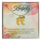 Engraved Baby Feet Necklace with Birthstone – Unbreakable Bond of Mother & Child | Gift for New Moms & Moms-to-Be