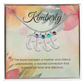 Engraved Baby Feet Necklace with Birthstone – Unbreakable Bond of Mother & Child | Gift for New Moms & Moms-to-Be