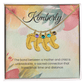 Engraved Baby Feet Necklace with Birthstone – Unbreakable Bond of Mother & Child | Gift for New Moms & Moms-to-Be