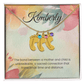 Engraved Baby Feet Necklace with Birthstone – Unbreakable Bond of Mother & Child | Gift for New Moms & Moms-to-Be