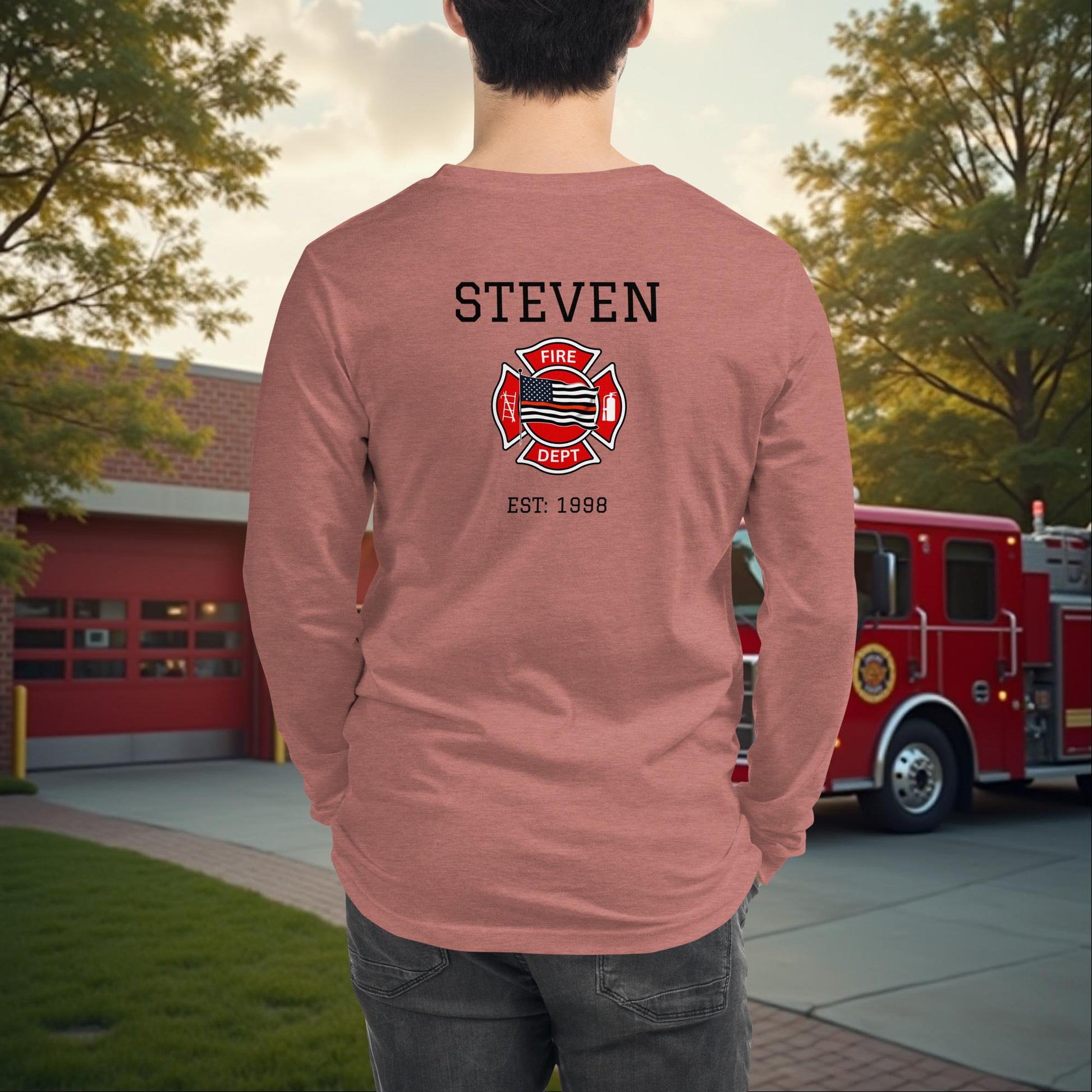 Even The Strongest Need Support - Firefighter PTSD Mental Health Long Sleeve Tee, Strength Awareness Shirt - MySisterIsASurvivor