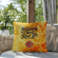 Custom pillow reminding first responders that bravery includes self-care and rest. Perfect for cozy spaces and mental health awareness.