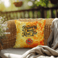 Custom pillow reminding first responders that bravery includes self-care and rest. Perfect for cozy spaces and mental health awareness.