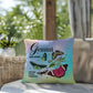 Gemini Butterfly Indoor/Outdoor Pillow - Celestial Zodiac Decor for Indoor & Outdoor Spaces