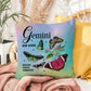 Gemini Butterfly Indoor/Outdoor Pillow - Celestial Zodiac Decor for Indoor & Outdoor Spaces