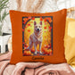 German Shepherd Cream Coat Pillow, Personalized Indoor Outdoor Dog Cushion, Water-Resistant