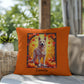 German Shepherd Cream Coat Pillow, Personalized Indoor Outdoor Dog Cushion, Water-Resistant