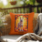 German Shepherd Cream Coat Pillow, Personalized Indoor Outdoor Dog Cushion, Water-Resistant
