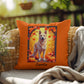 German Shepherd Cream Coat Pillow, Personalized Indoor Outdoor Dog Cushion, Water-Resistant
