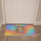 Good Vibes, Real Talk - Personalized Entry Mat, Mental Health Affirmation Rug for Self - Care - MySisterIsASurvivor