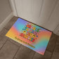 Groove Through the Hard Days - Custom Welcome Mat for Mental Health & Burnout Recovery - MySisterIsASurvivor