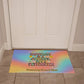 Happiness Is a Journey, Not a Destination - Retro Welcome Mat, Personalized Rug - MySisterIsASurvivor