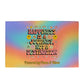 Happiness Is a Journey, Not a Destination - Retro Welcome Mat, Personalized Rug - MySisterIsASurvivor