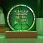 Healing Happens, Man 7" LED Acrylic Plaque - Retro Healing Mental Health Gift - MySisterIsASurvivor