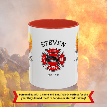 Heroes Hurt Too - And That’s Okay firefighter emotional wellness support mug