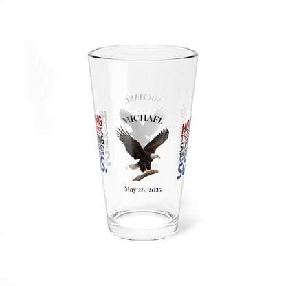 Honoring Those We Lost pint glass - custom tribute glass for fallen soldiers and military families