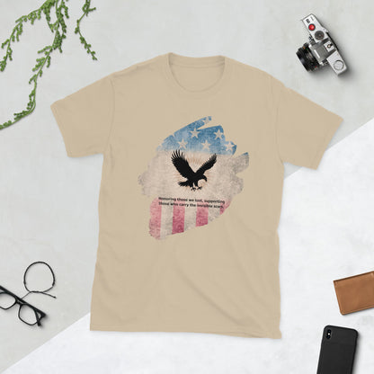 Honoring Those We Lost T-Shirt | Veteran Tribute Gift | PTSD Awareness Shirt | Memorial Day Tee | Mental Health Support Unisex Shirt