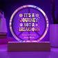 It’s a Journey, Not a Breakdown 7" LED Acrylic Plaque - Resilience Mental Health Gift - MySisterIsASurvivor