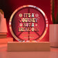 It’s a Journey, Not a Breakdown 7" LED Acrylic Plaque - Resilience Mental Health Gift - MySisterIsASurvivor