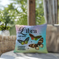 Libra Butterfly Indoor/Outdoor Pillow - Celestial Butterfly Pillow, Zodiac Home Accent