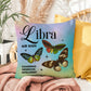 Libra Butterfly Indoor/Outdoor Pillow - Celestial Butterfly Pillow, Zodiac Home Accent