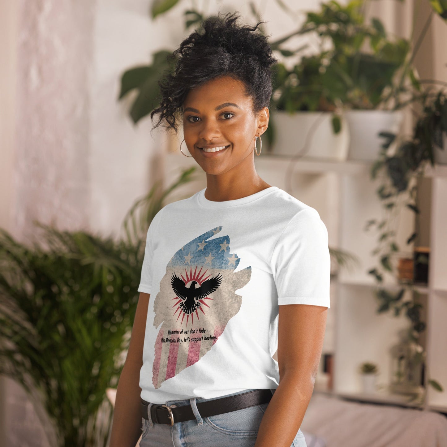 Memories Of War Don't Fade T-Shirt | Veteran Tribute Gift | PTSD Awareness Shirt | Memorial Day Tee | Mental Health Support Unisex Shirt