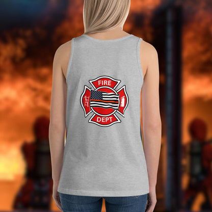 Strength Is In Acknowledging firefighter courage and mental health awareness tank top