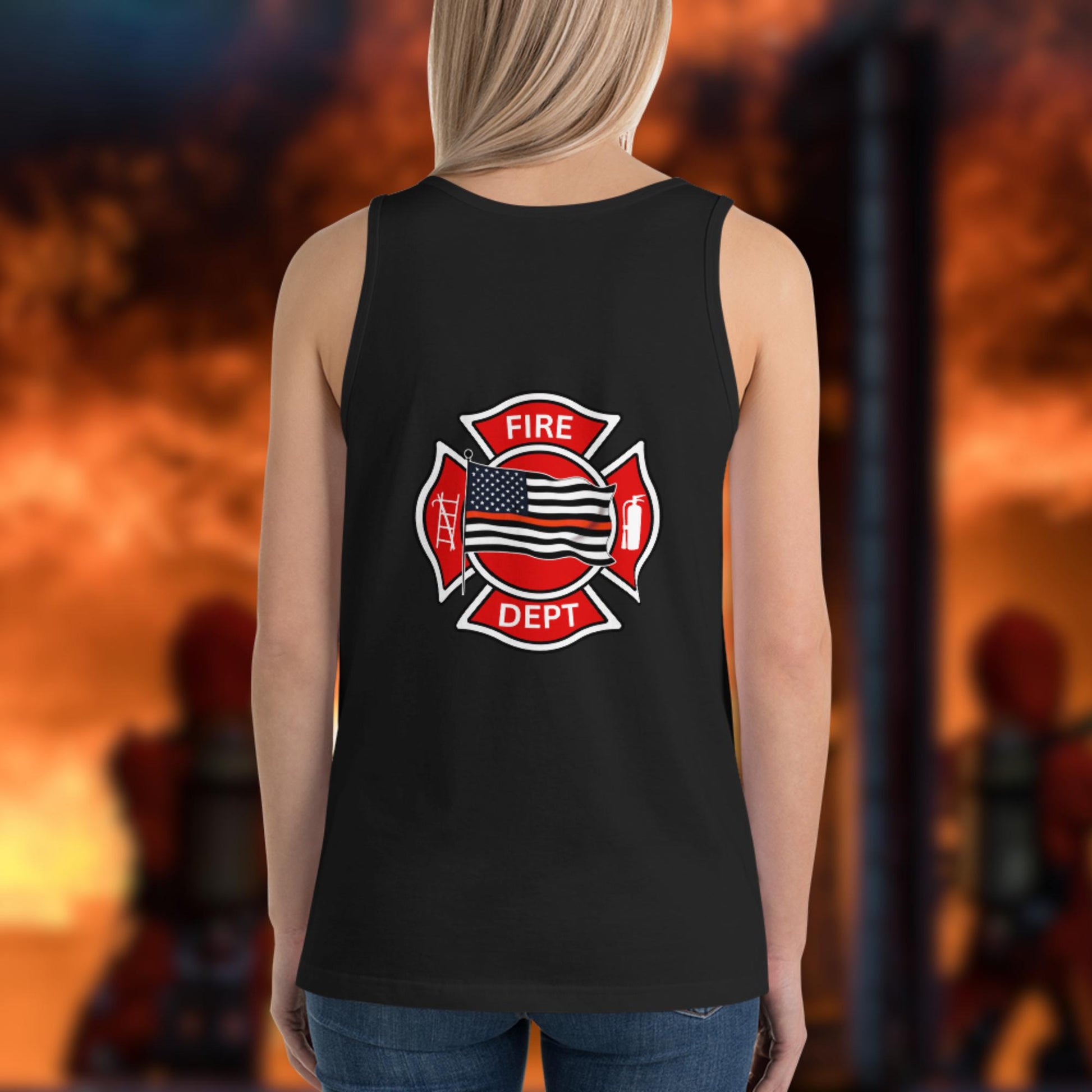 Strength Is In Acknowledging firefighter courage and mental health awareness tank top