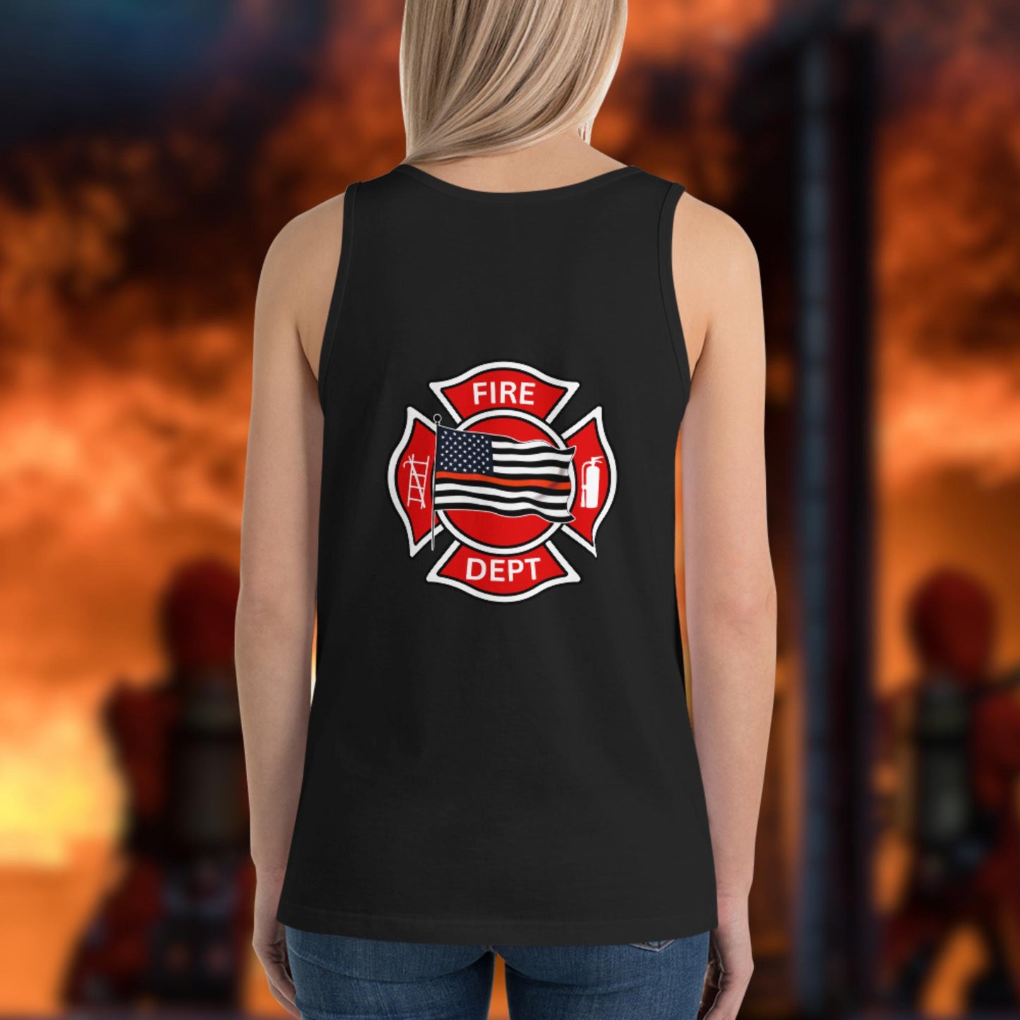 It's Okay To Take Off The Armor firefighter resilience and mental health tank top