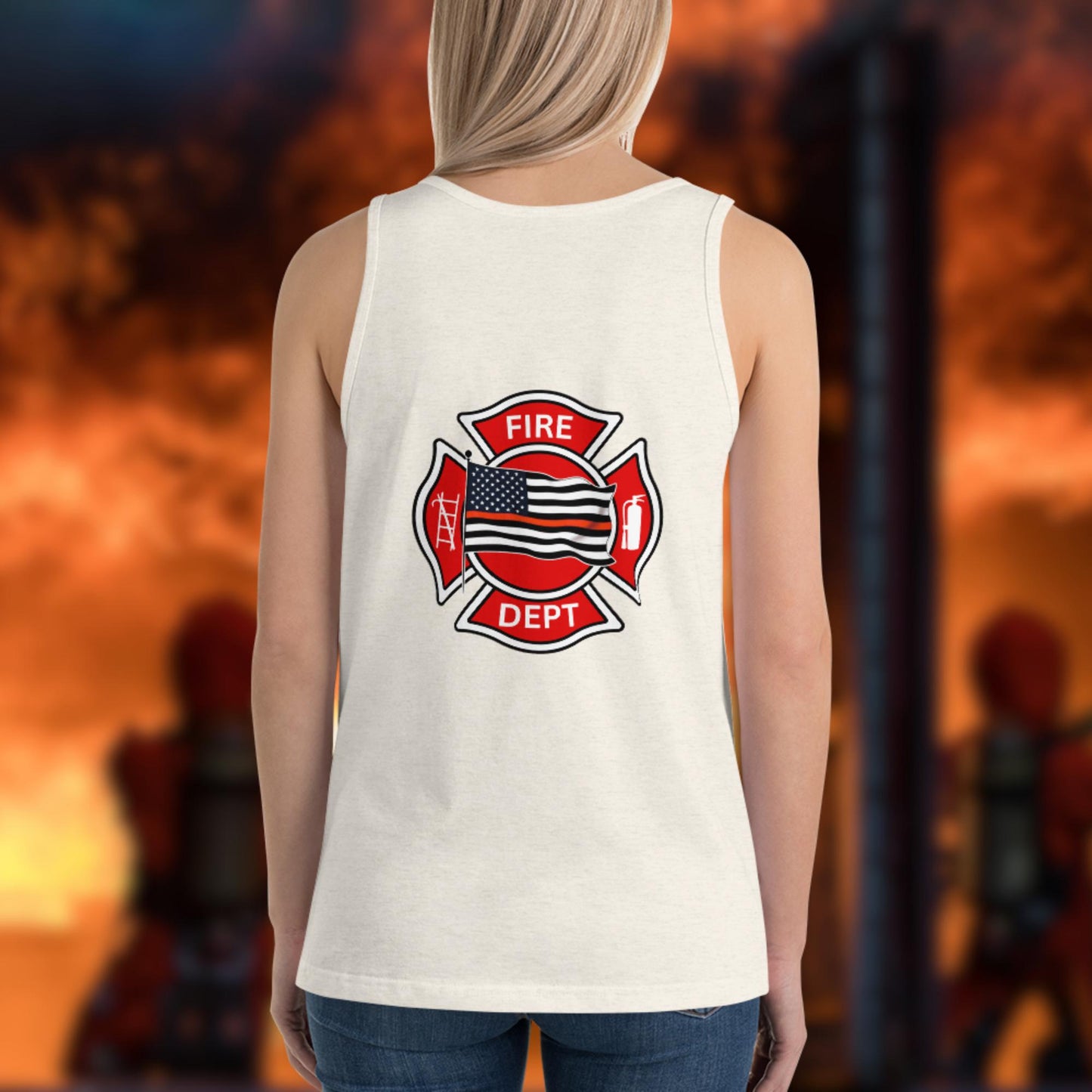 Strength Is In Acknowledging firefighter courage and mental health awareness tank top