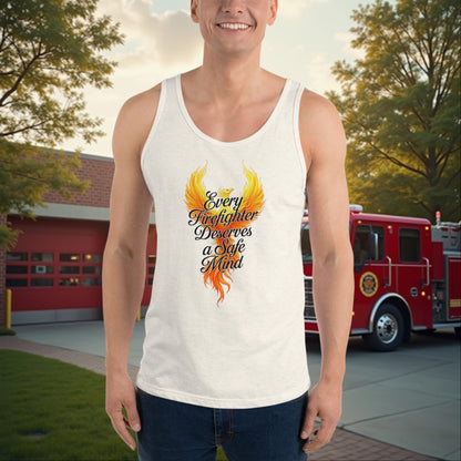 Every Firefighter Deserves Mental Wellness personalized first responder support shirt