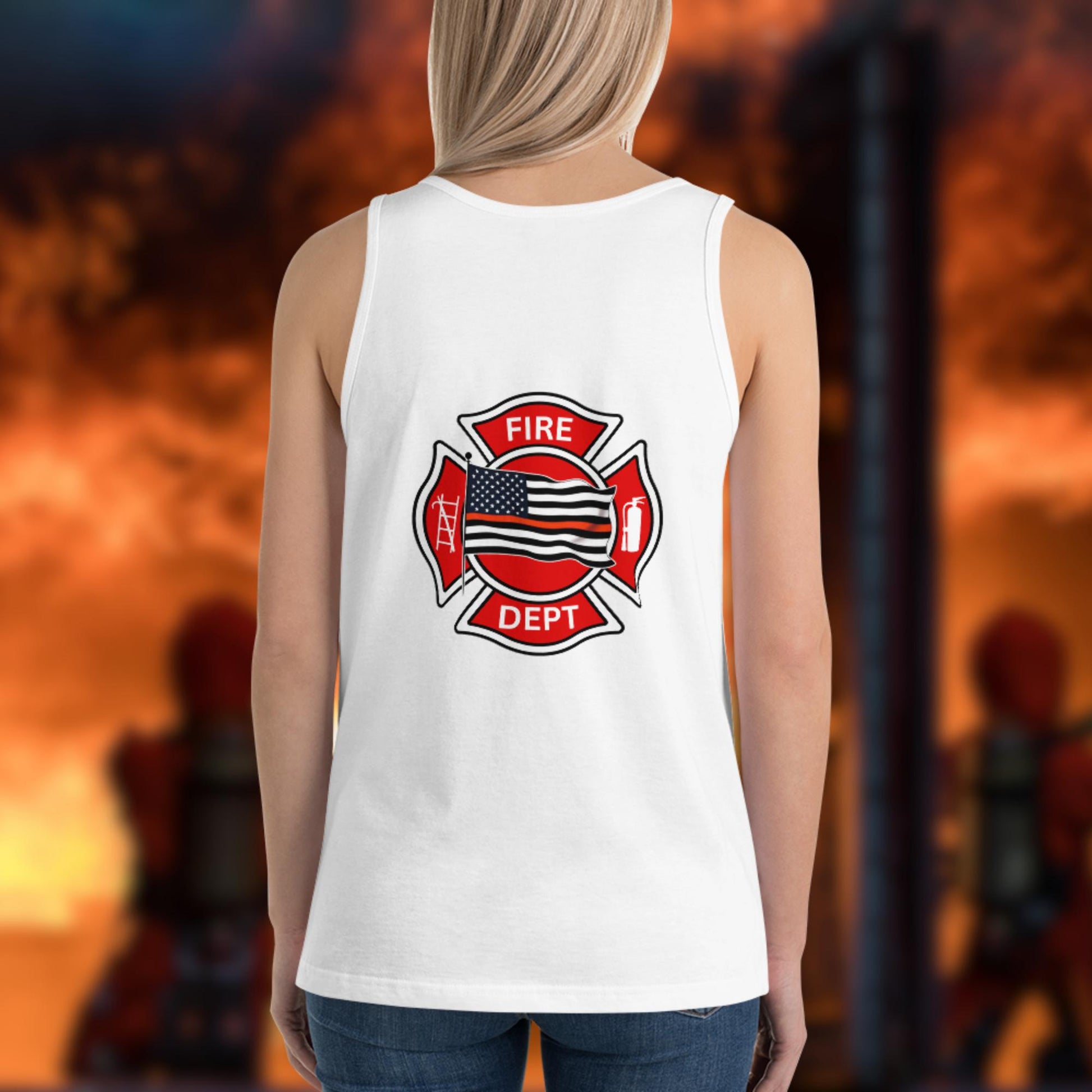 It's Okay To Take Off The Armor firefighter resilience and mental health tank top