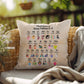 Mind Games Slang Edition A - Z Personalized Indoor/Outdoor Pillow - Playful Therapy Gift, Conversation Starter, Healing Decor - MySisterIsASurvivor