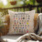 Mood Speak Slang You Can Feel A to Z Personalized Indoor/Outdoor Pillow - Emotional Wellness Gift, Mental Health Advocate Decor - MySisterIsASurvivor